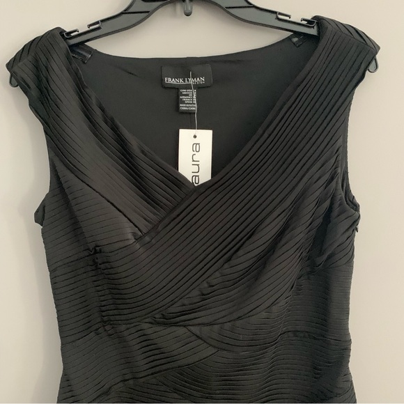 NWT Laura Size 8 Black Evening Dress - Picture 2 of 10